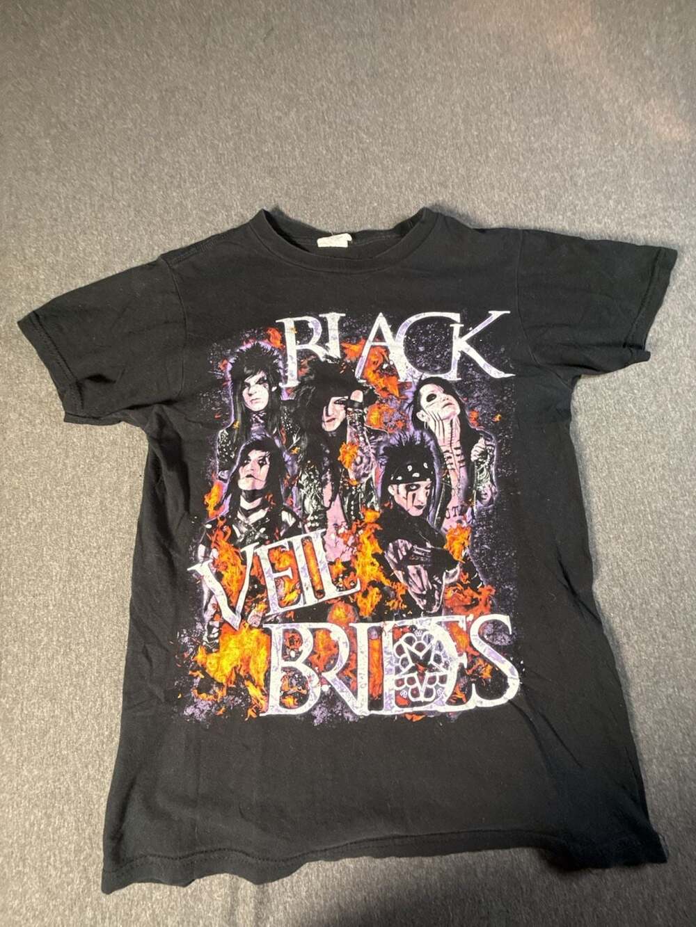Black Veil Brides Set On Fire Band T-Shirt Size S